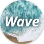 wave - customizable lock screen android application logo